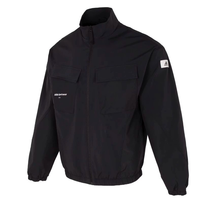 正品Adidas/阿迪达斯男子新款简约立领运动工装夹克外套IP4987,淘宝优惠券,粉丝福利购,淘宝优惠卷