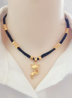 信美之家镀金黄铜手工绳女配饰