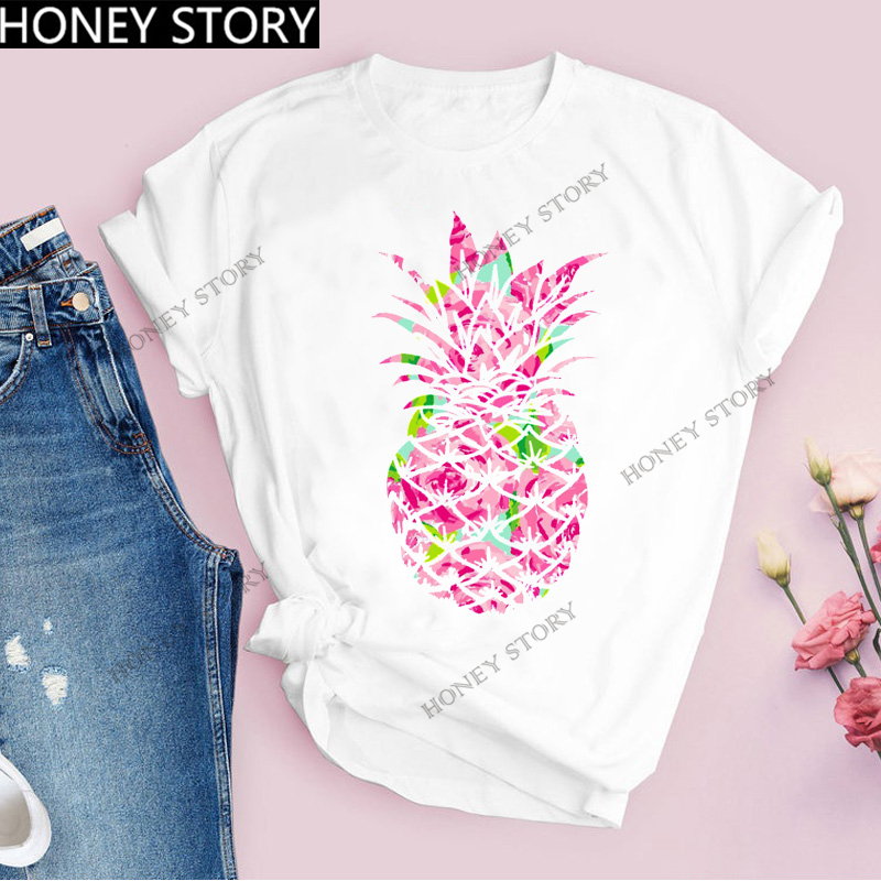 Summer watermelon T-shirt夏季水果西瓜印花女时尚T恤百搭潮ins - 图0