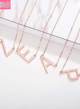 Simple hot-selling Clavicle jewelry English Letter Necklace