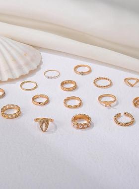 hot-selling index finger tail Joint ring set knuckle rings戒