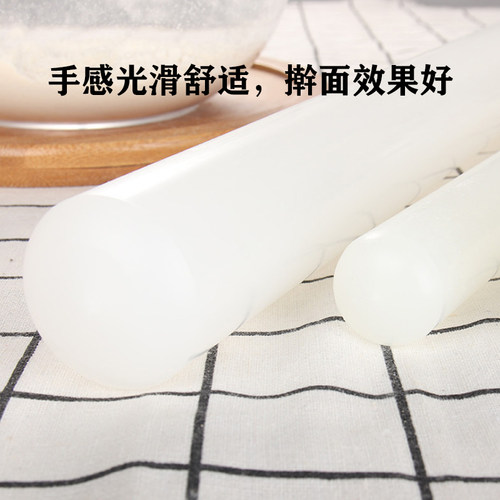 擀面杖硅胶翻糖pp杆面棒面赶杖揉面垫家用棍三件套烘焙不粘 - 图3