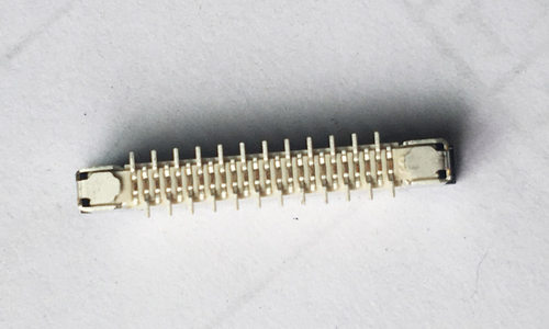 FPC/FFC 插座软排线连接器 0.5MM间距24P立式贴片带锁 双排错位脚 - 图0