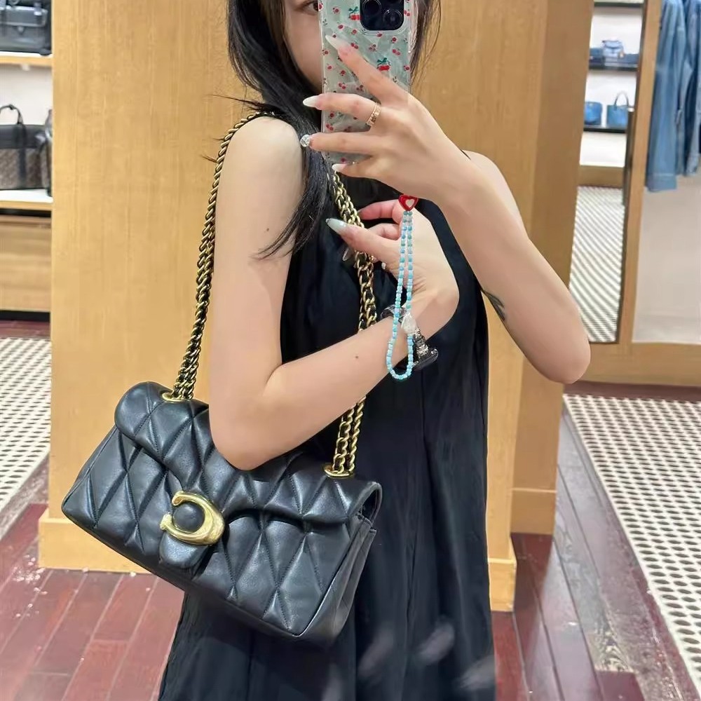 美国奥莱免税折扣Tabby 26酒神包菱格纹绗缝单肩链条腋下包袋配件,淘宝优惠券,粉丝福利购,淘宝优惠卷