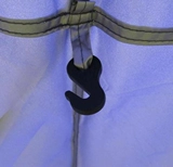 Палатка с аксессуарами, стеклянная металлическая резинка, фиксаторы в комплекте, алюминиевый сплав