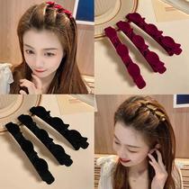 Sloth bilayer bricked side clip Liu Hai clip Cracked Hair Clip Liu Hai Sorting and Card Issuer Online Red Hair Accessories Autumn Winter New
