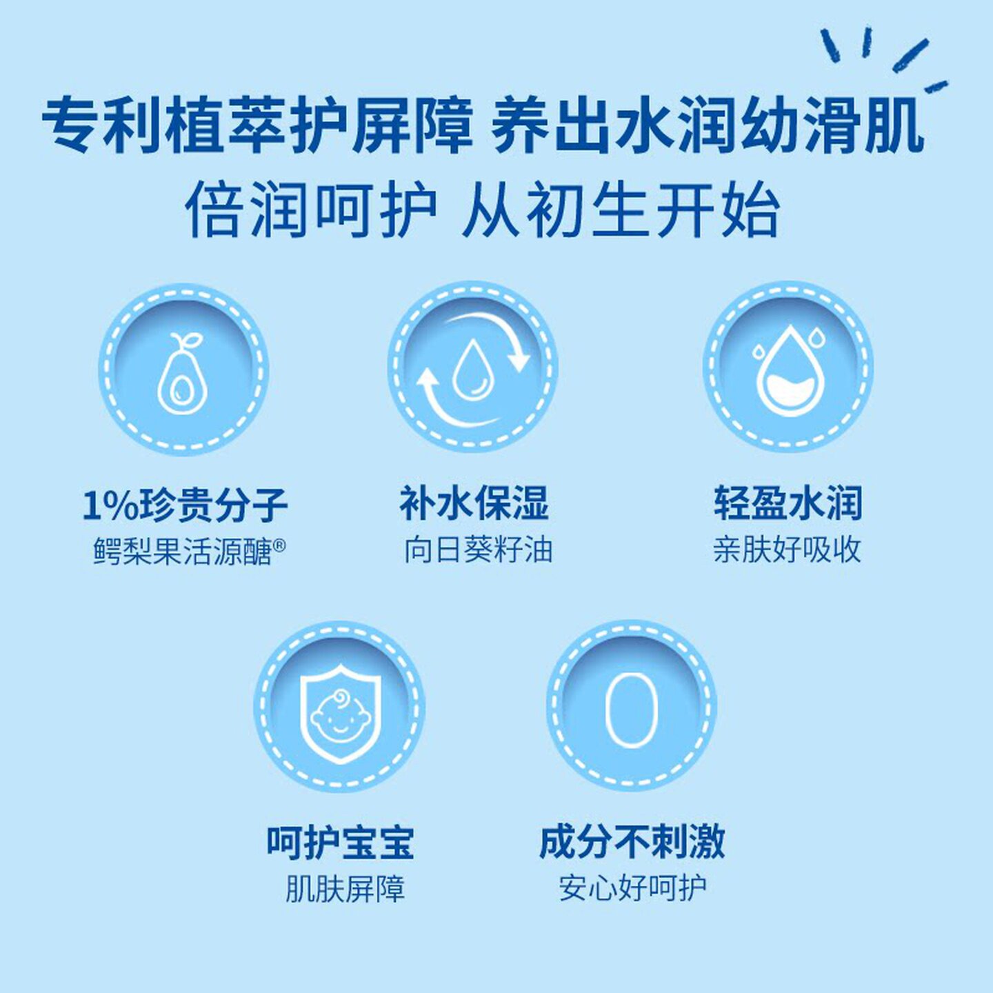 mustela妙思乐贝贝保湿面霜润肤乳春夏儿童新生婴儿宝宝温和护肤