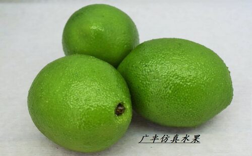 假水果 仿真水果蔬菜食品道具 仿真柠檬 黄柠檬 青柠檬 玩具模型 - 图2