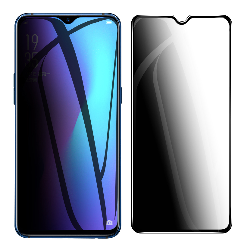 适用全屏防窥膜oppo Reno8Pro+Reno7 reno6 5钢化膜oppoReno4SE 3手机膜renoACE2防偷看5K 2Z保护ace2贴膜-图3