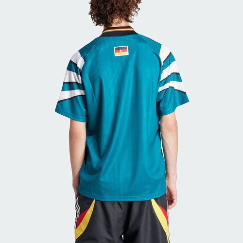 Adidas/阿迪达斯正品德国队足球休闲文化男士运动球衣IT7751 - 图0