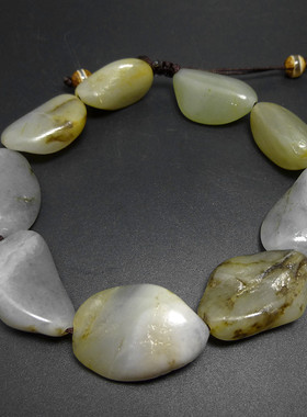 原石手串新疆和田玉籽料