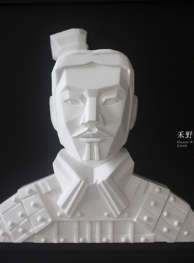 兵马俑石膏浮雕画装饰画