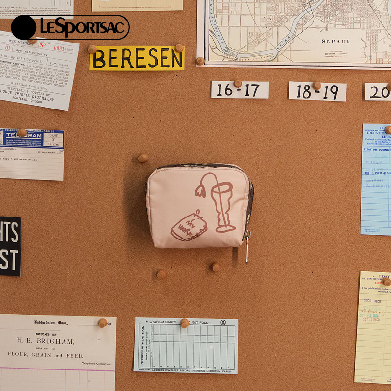 LeSportsac乐播诗新款潮流系列萌趣小狗耳机包迷你收纳包手拿包,淘宝优惠券,粉丝福利购,淘宝优惠卷