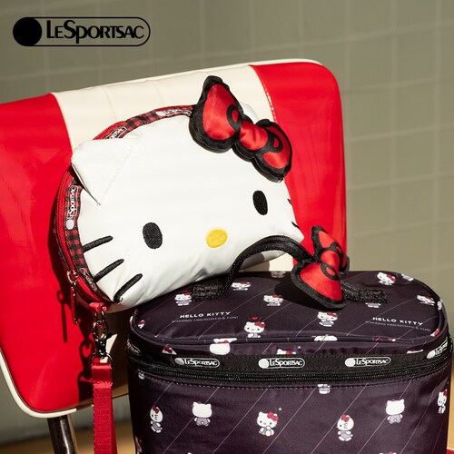 LeSportsac乐播诗HelloKitty凯蒂猫手拿包可爱手挽包轻便收纳小包 - 图0