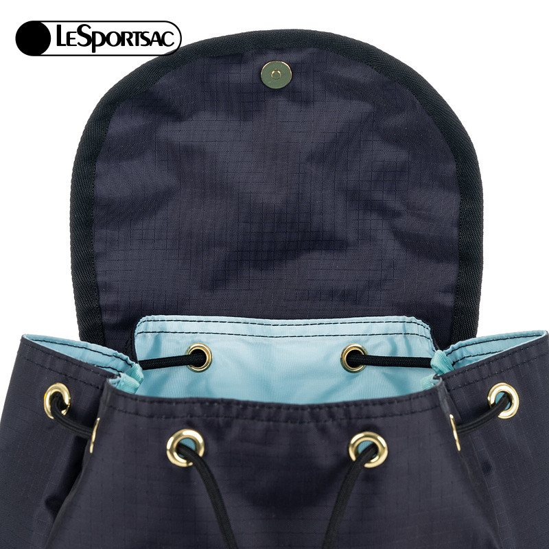 LeSportsac乐播诗2025新款罗兰花园系列双肩包欧美时尚抽绳背包女,淘宝优惠券,粉丝福利购,淘宝优惠卷