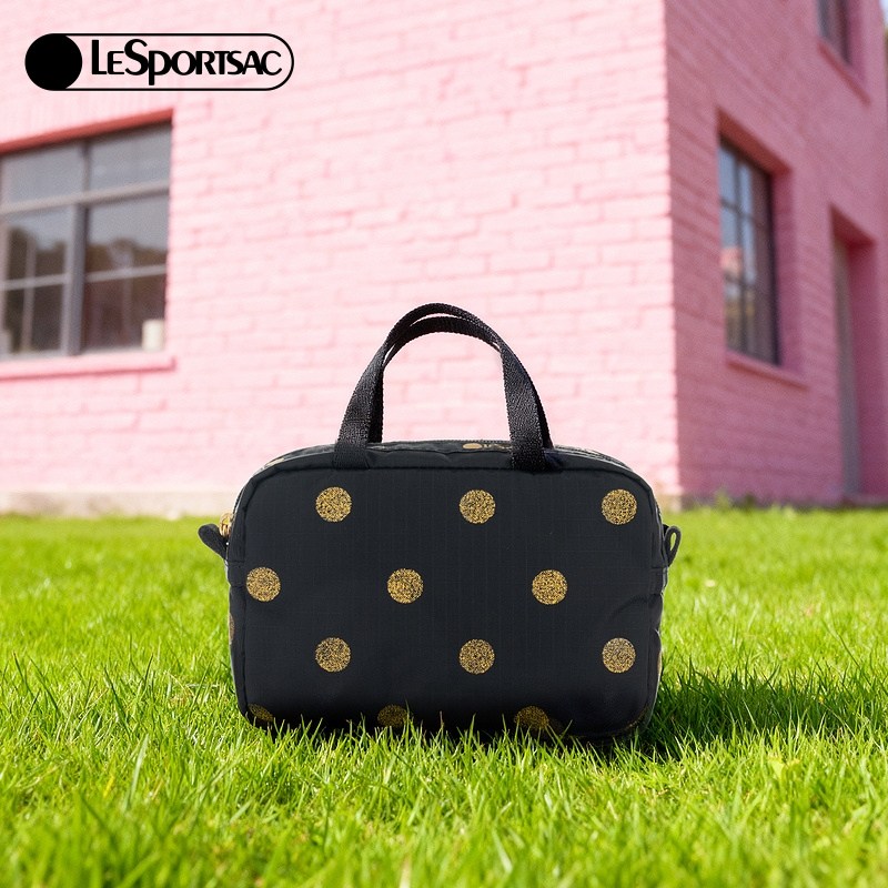 LeSportsac乐播诗新款经典系列时髦波点轻便零钱包手提包手拿包,淘宝优惠券,粉丝福利购,淘宝优惠卷