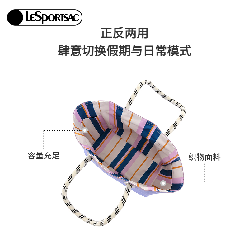 LeSportsac乐播诗新款通勤高级感手提包腋下托特包女tote包 - 图2