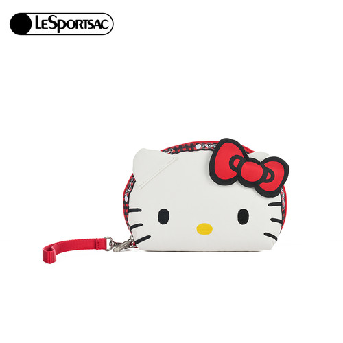 LeSportsac乐播诗HelloKitty凯蒂猫手拿包可爱手挽包轻便收纳小包 - 图3