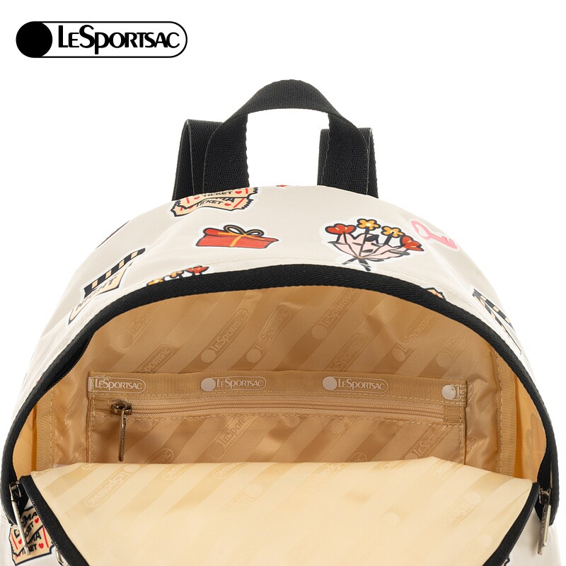 LeSportsac乐播诗新款TRENDY系列潮流可爱满印轻便通勤双肩包,淘宝优惠券,粉丝福利购,淘宝优惠卷