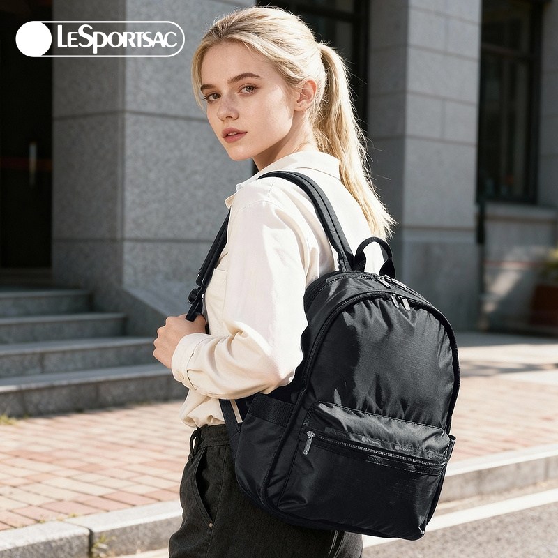 LeSportsac乐播诗新款经典双肩包轻便休闲旅游背包男女款3747,淘宝优惠券,粉丝福利购,淘宝优惠卷