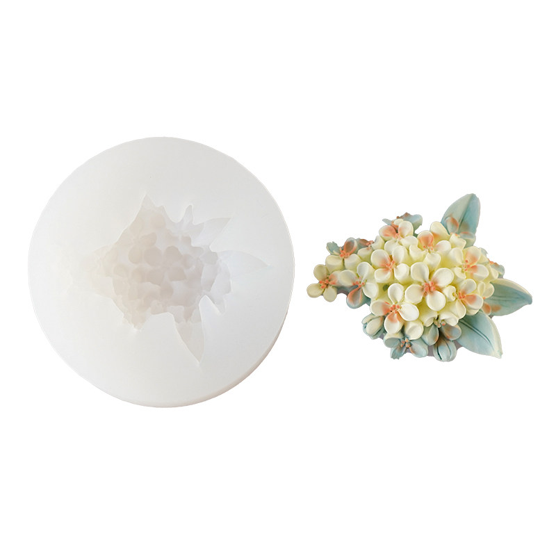 桂花硅胶模具 diy香薰石膏车载风口夹冰箱贴扩香石蜡烛装饰摆件,淘宝优惠券,粉丝福利购,淘宝优惠卷