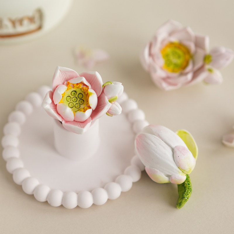 原创荷花模具3款 diy荷花花苞香薰蜡烛石膏扩香石手工皂硅胶模具,淘宝优惠券,粉丝福利购,淘宝优惠卷
