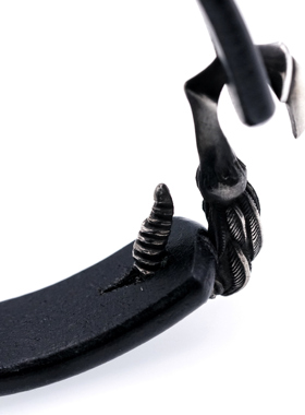 原创暗黑骷髅皮手环渡鸦欧美情侣