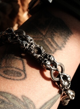 渡鸦默物系列原创降魔金刚杵手链