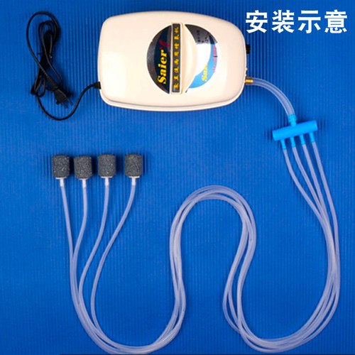 赛尔力霸增氧机卖鱼用增养器增氧泵鱼池可充电两用养虾设备氧气泵 - 图1