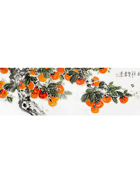 纯手绘国画葫芦写意花鸟画