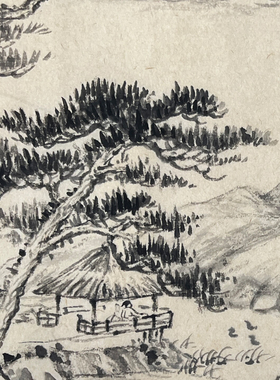 手绘定制富春山居图真迹国画