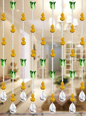 水晶珠帘隔断帘葫芦diy手工材料