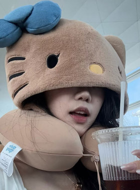 hellokitty猫记忆棉可爱u型枕