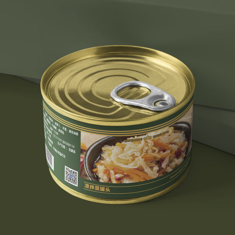 七华星凉拌菜罐头340美味香干下饭香辣咸菜户外方便即食食品,淘宝优惠券,粉丝福利购,淘宝优惠卷