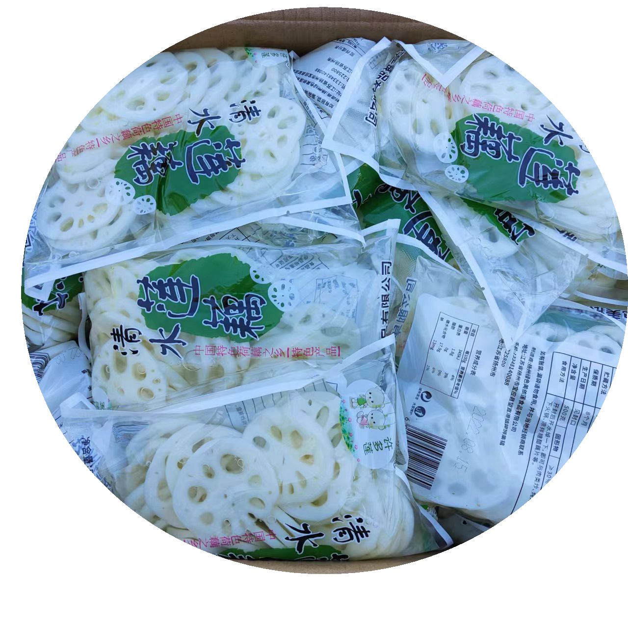 清水藕片500g*30包特产凉拌菜麻辣烫油炸冒菜干锅火锅食材 - 图3