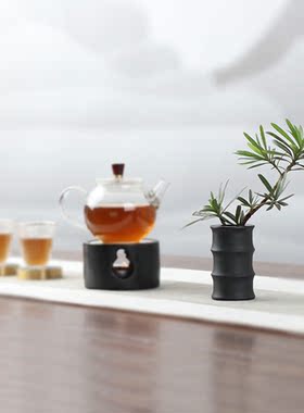 迷你中式茶插山百集禅意书房摆件