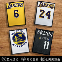 Jersey Cosby 24 James 23 Curry 30 Owen 11 with chip Retro Memorial City Edition