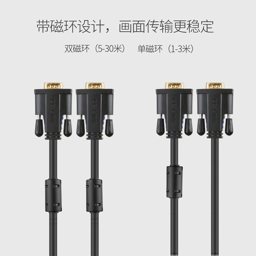促销CE-LINK正品VGA连接线3+6线高品质传输线电脑接电视投影仪 - 图3