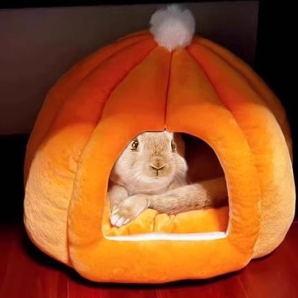 兔子专用窝冬天取暖睡觉防寒冷宠物小兔子龙猫荷兰猪室外过冬棉窝,淘宝优惠券,粉丝福利购,淘宝优惠卷