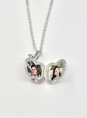 原创圣诞节礼物红苹果平安果项链