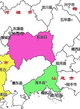 全国市级地图手绘填色装饰画