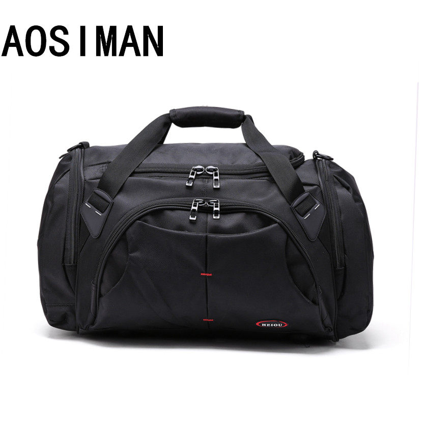 手提旅行包男女大容量短途单肩包 aosiman旅行袋