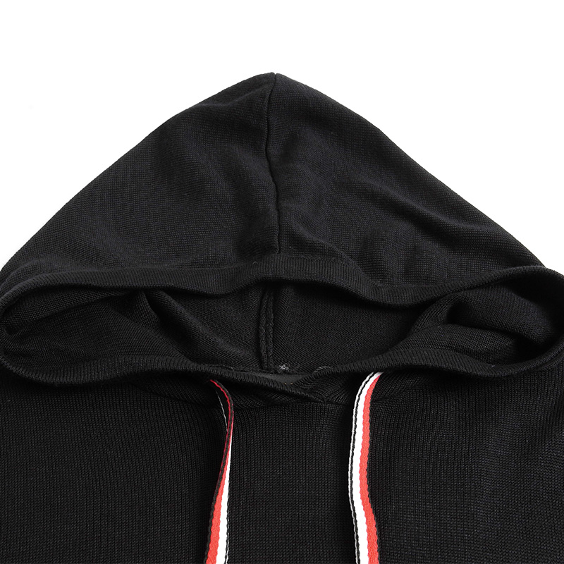 胖太太大码女装秋冬新品休闲连帽撞色宽松舒适羊毛衫潮622103810 - 图1