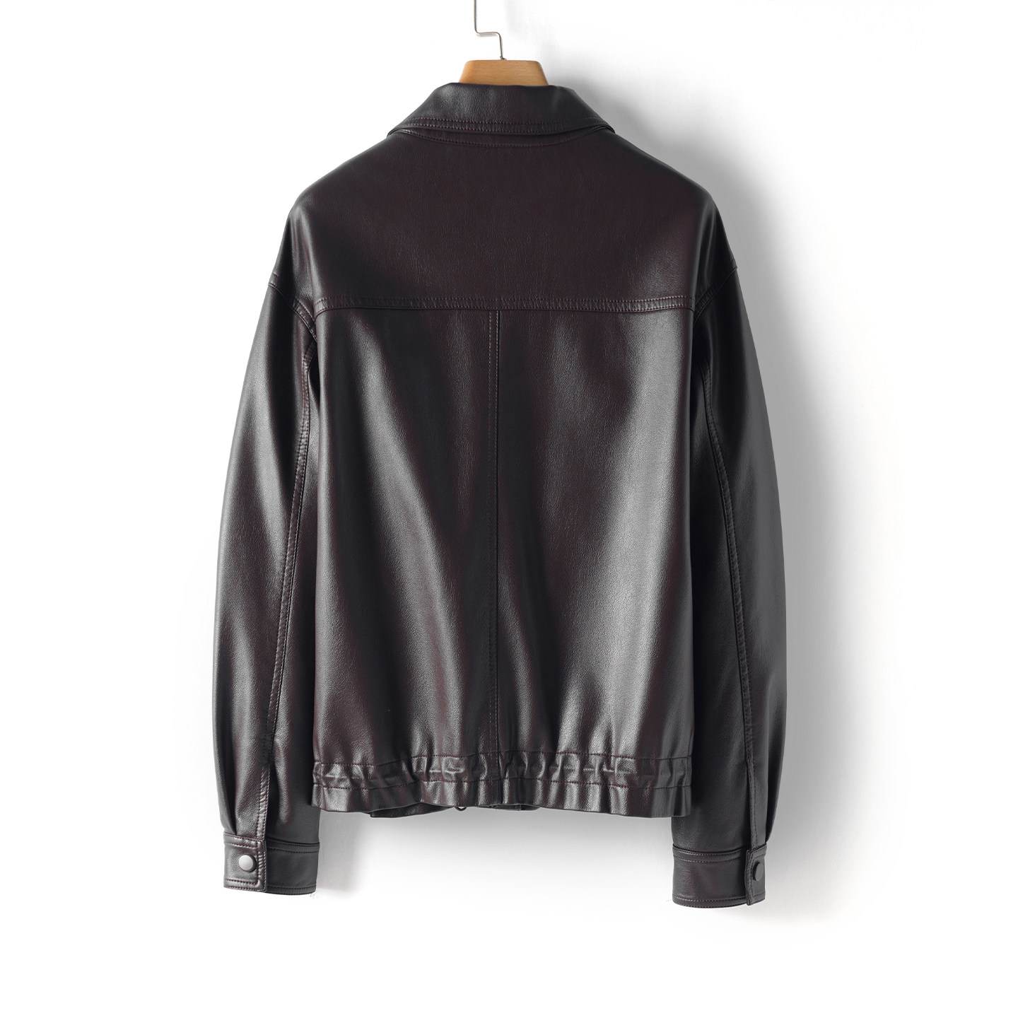 皮夹克短款外套翻领时尚休闲小个子绵羊皮秋冬新款海宁真皮女皮衣,淘宝优惠券,粉丝福利购,淘宝优惠卷