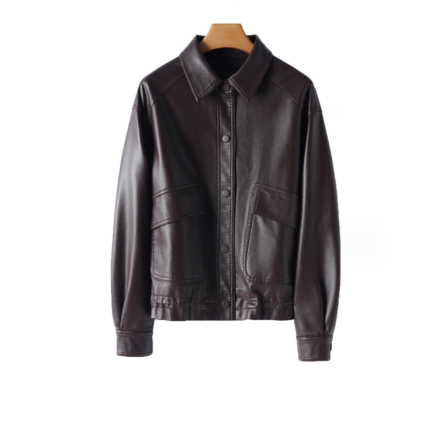 皮夹克短款外套翻领时尚休闲小个子绵羊皮秋冬新款海宁真皮女皮衣,淘宝优惠券,粉丝福利购,淘宝优惠卷