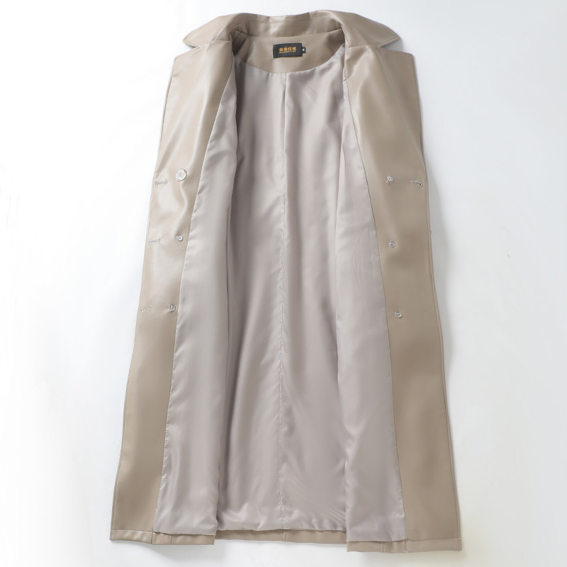 绵羊皮外套女中长款系带修身气质海宁真皮2025新款高级感女士皮衣,淘宝优惠券,粉丝福利购,淘宝优惠卷