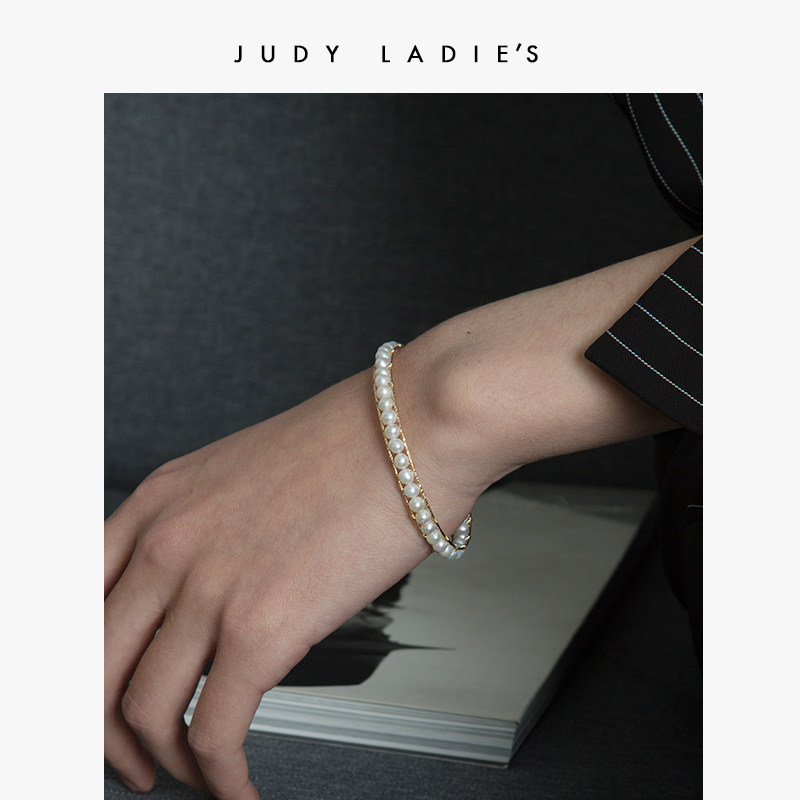 judy轻珠宝系列洛丽塔开口女手镯 Judy ladies小众首饰手镯