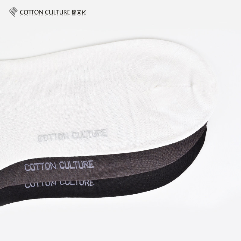 棉文化2019年莫代尔男袜子白色丝袜 棉文化短袜/打底袜/丝袜/美腿袜