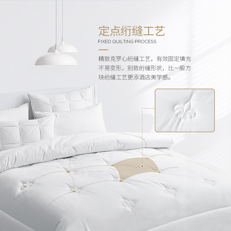 Lovefield pure cotton antibacterial fiber quilt core is breathable, comfortable and machine washable quilt, suitable for all seasons, spring and autumn quilt
