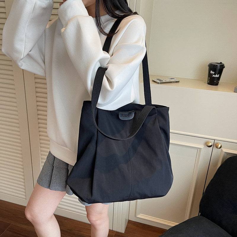 AZN新品 帆布包女大容量休闲百搭单肩2025新款大学生托特包8.29,淘宝优惠券,粉丝福利购,淘宝优惠卷